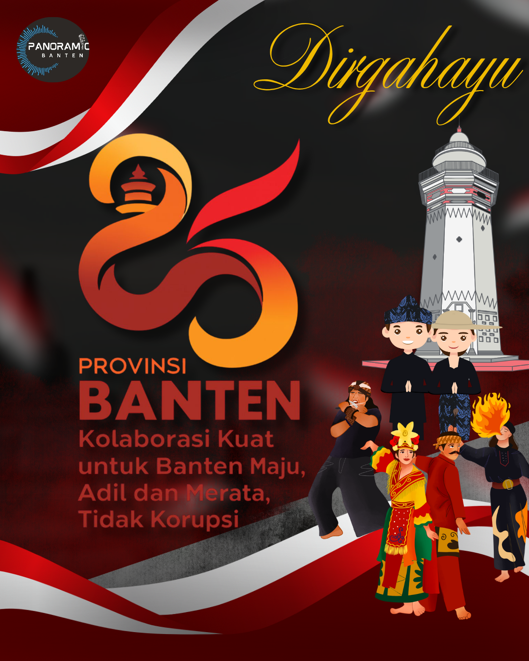 Semangat Kolaborasi Warnai 25 Tahun Provinsi Banten: Bersih, Maju, dan Merata